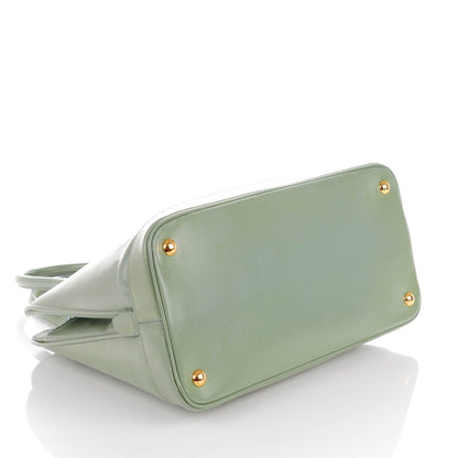 Prada Saffiano Vernice Open Promenade Tote Acquamarina 4 of 8