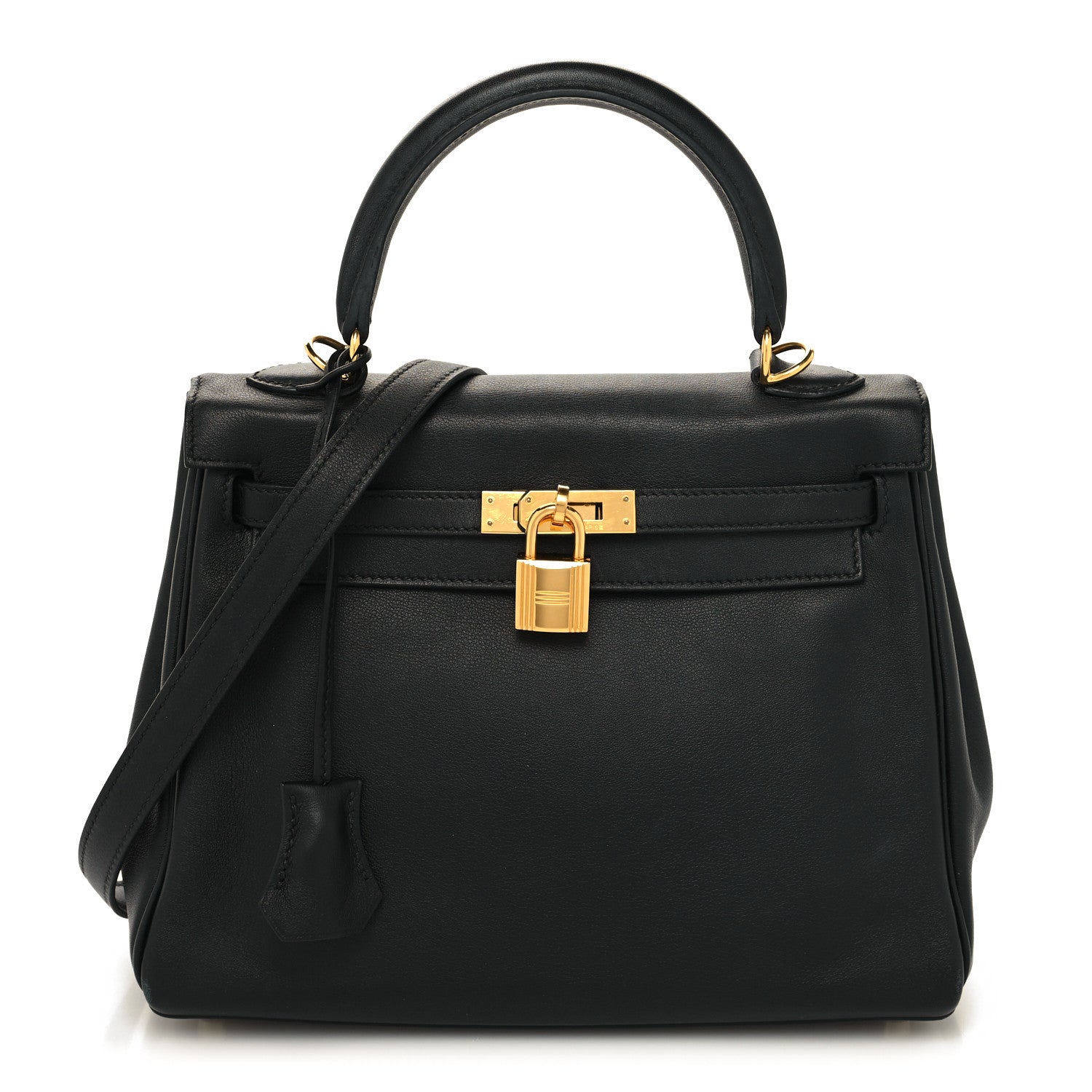 Hermes Swift Kelly Retourne 25 Black 1 of 15