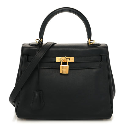 Hermes Swift Kelly Retourne 25 Black 1 of 15