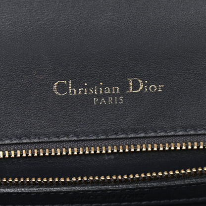 Christian Dior Metallic Patent Micro-Cannage Small Diorama Flap Bag Silver 6 of 14