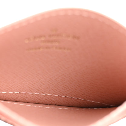 Louis Vuitton Monogram LV Charms Card Holder Rose Ballerine 5 of 6