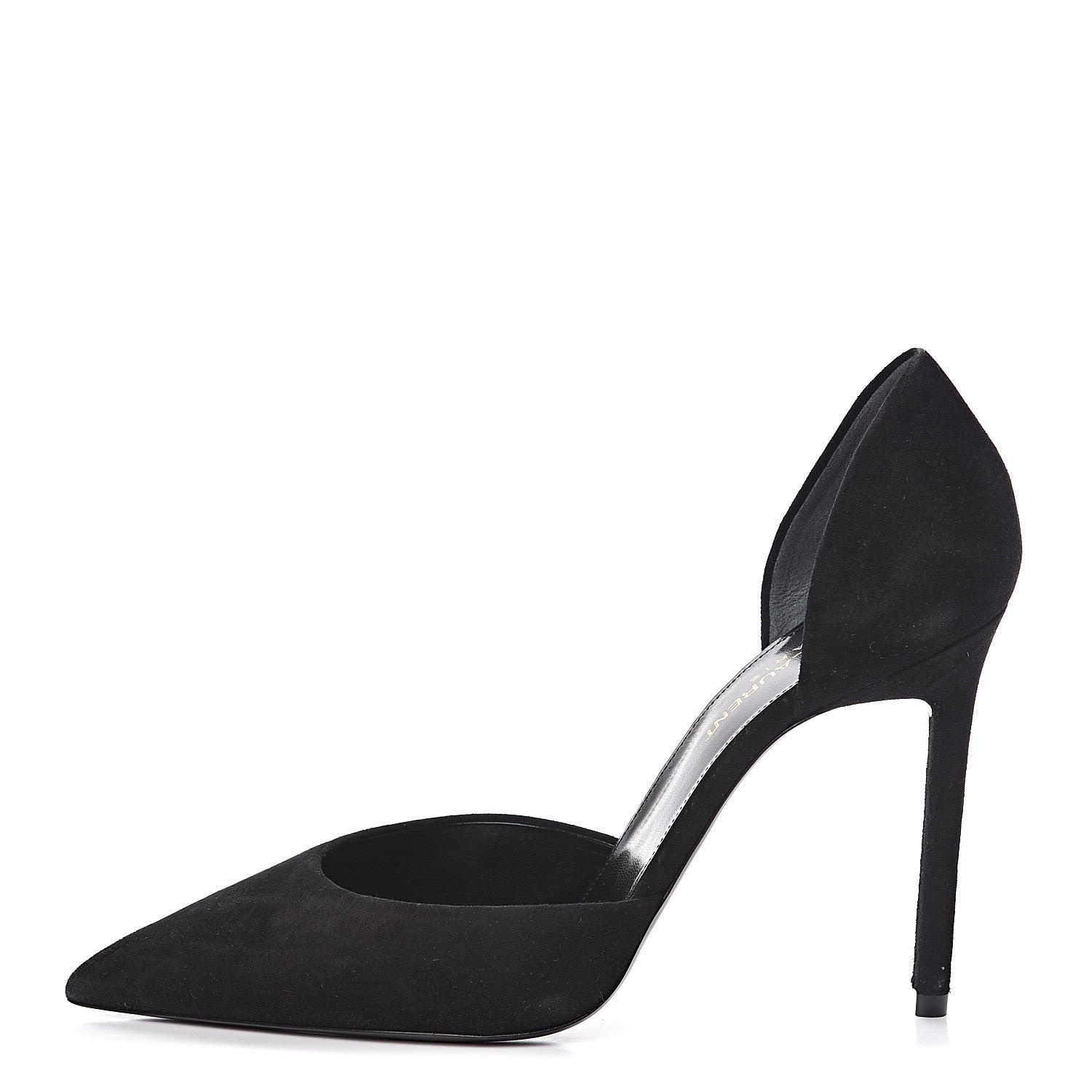 Saint Laurent Velvet Anja Pumps 37.5 Black 1 of 11