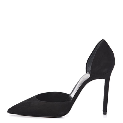 Saint Laurent Velvet Anja Pumps 37.5 Black 1 of 11