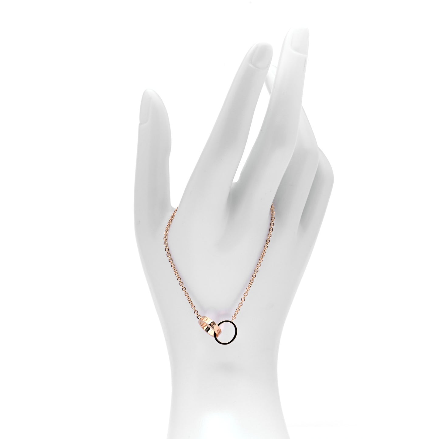 18K Pink Gold Interlocking LOVE Bracelet