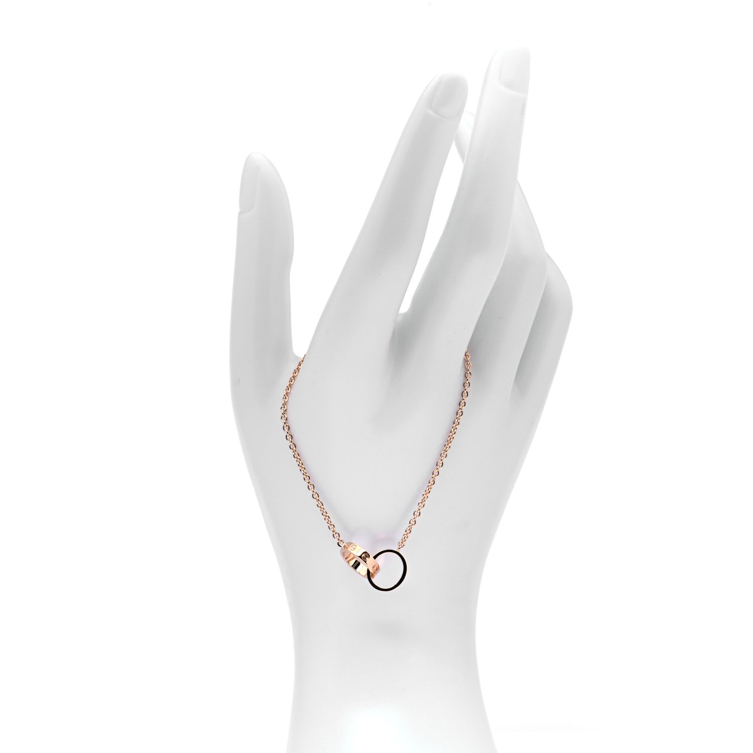 Cartier 18K Pink Gold Interlocking LOVE Bracelet 2 of 6