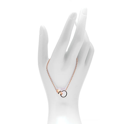 Cartier 18K Pink Gold Interlocking LOVE Bracelet 2 of 6