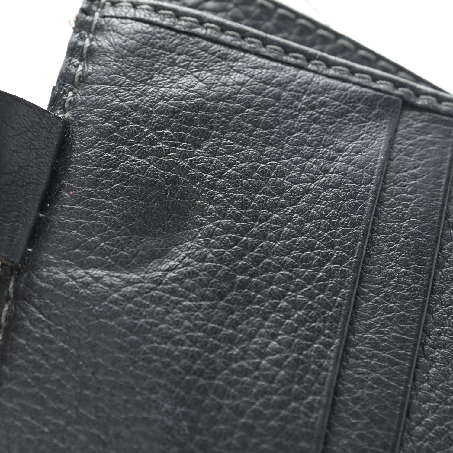 Chloe Grained Calfskin Marcie Square Wallet Black 10 of 19