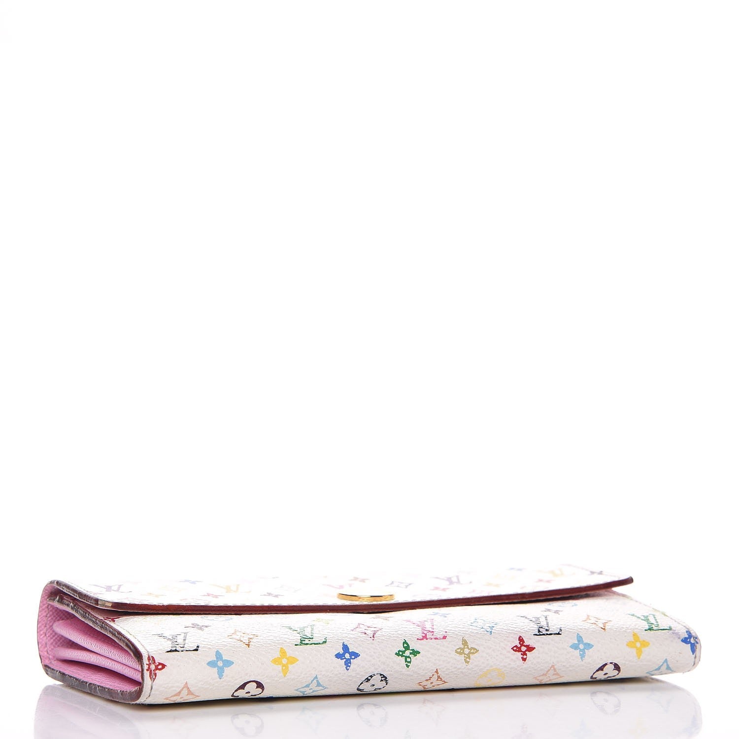 Louis Vuitton Monogram Multicolor Sarah Wallet Black 4 of 10