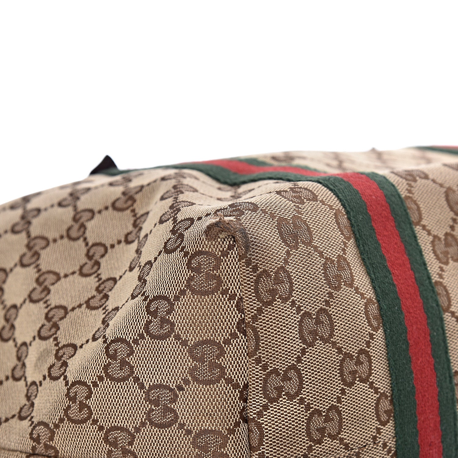 Gucci Monogram Large Jolicoeur Tote Brown 12 of 18