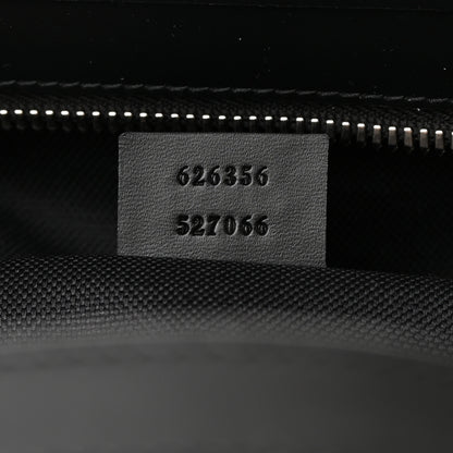 Gucci GG Supreme Monogram Selleria Calfskin Medium Tote Bag Black 7 of 12