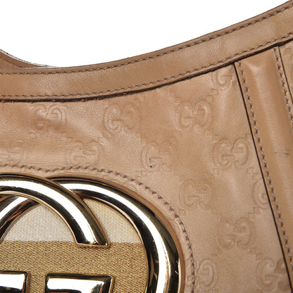 Gucci Guccissima Medium Britt Hobo Beige 11 of 22