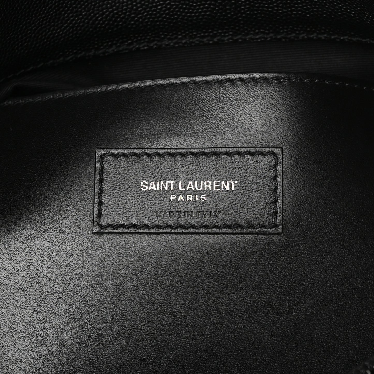 Grain De Poudre Medium West Hollywood Monogram Fold-Over Black