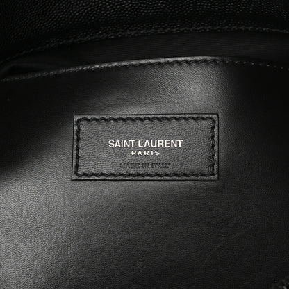 Saint Laurent Grain De Poudre Medium West Hollywood Monogram Fold-Over Black 4 of 12