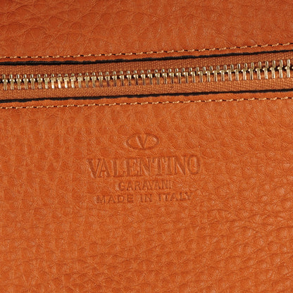 Valentino Garavani Pebbled Calfskin Large Rockstud Flip-Lock Messenger Bag Light Cuir 6 of 7