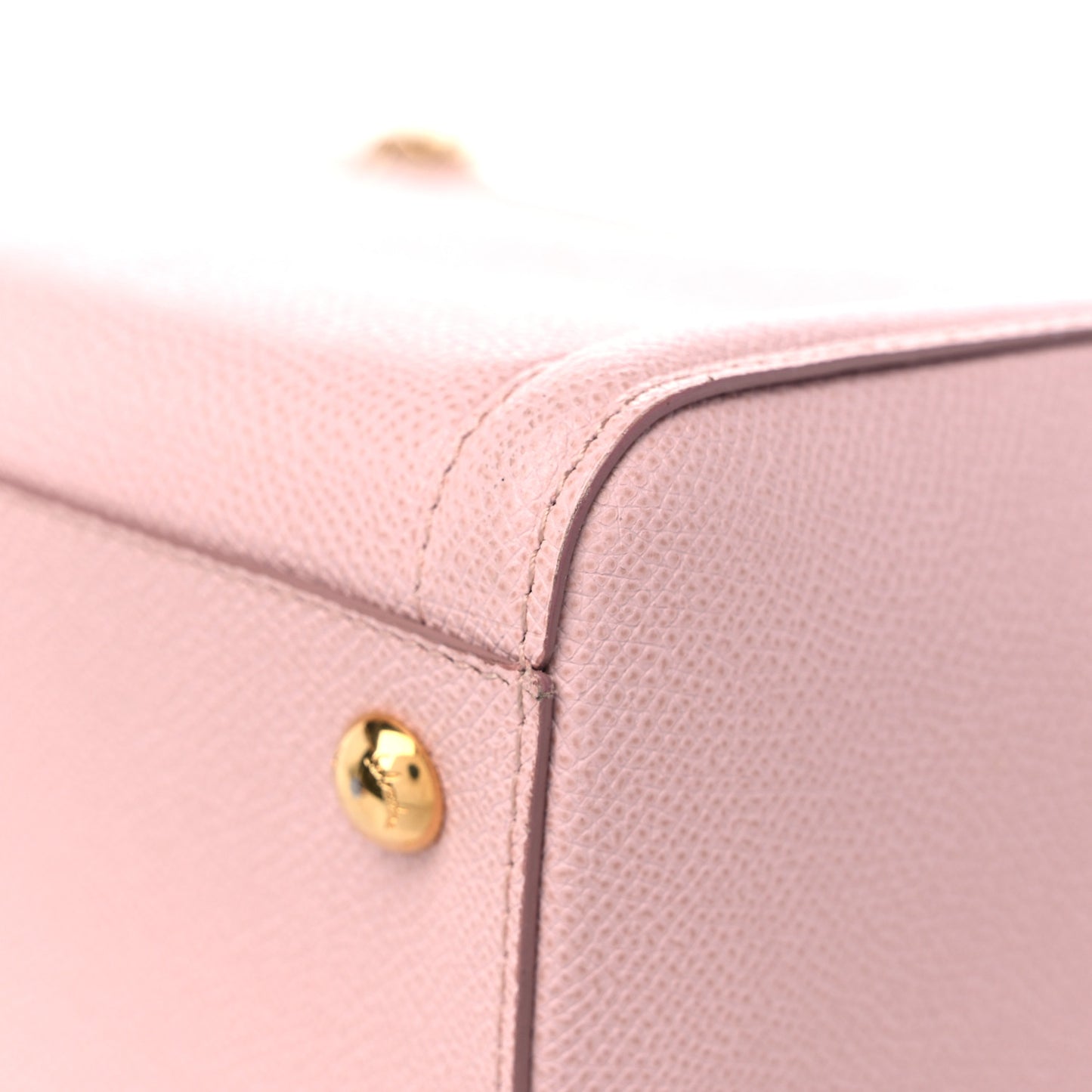 Hammered Calfskin Vara Bow Chain Tote Pink