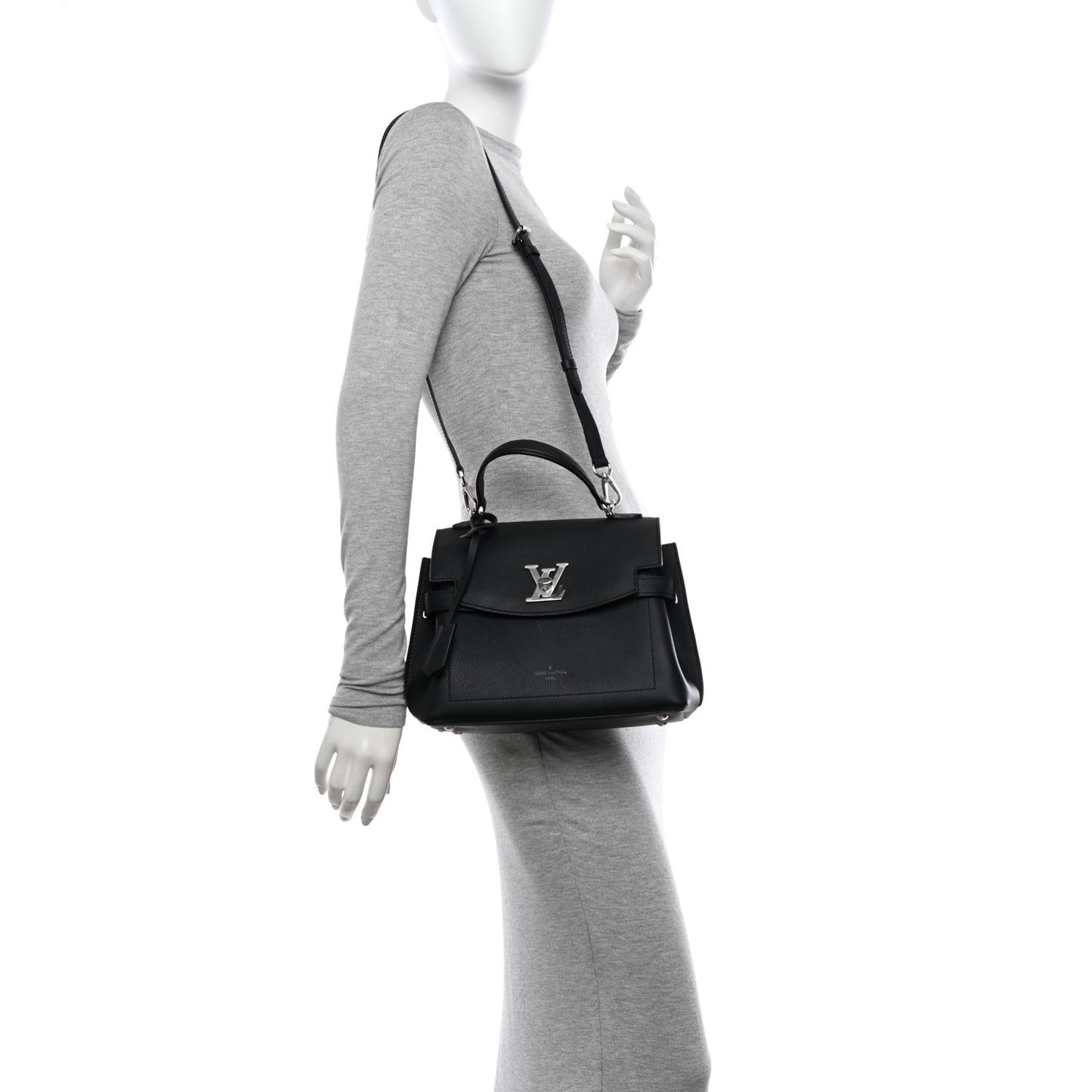 Calfskin Lockme Ever BB Black