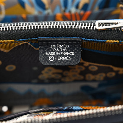 Hermes Epsom Silk'In Compact Wallet Bleu Indigo 6 of 7