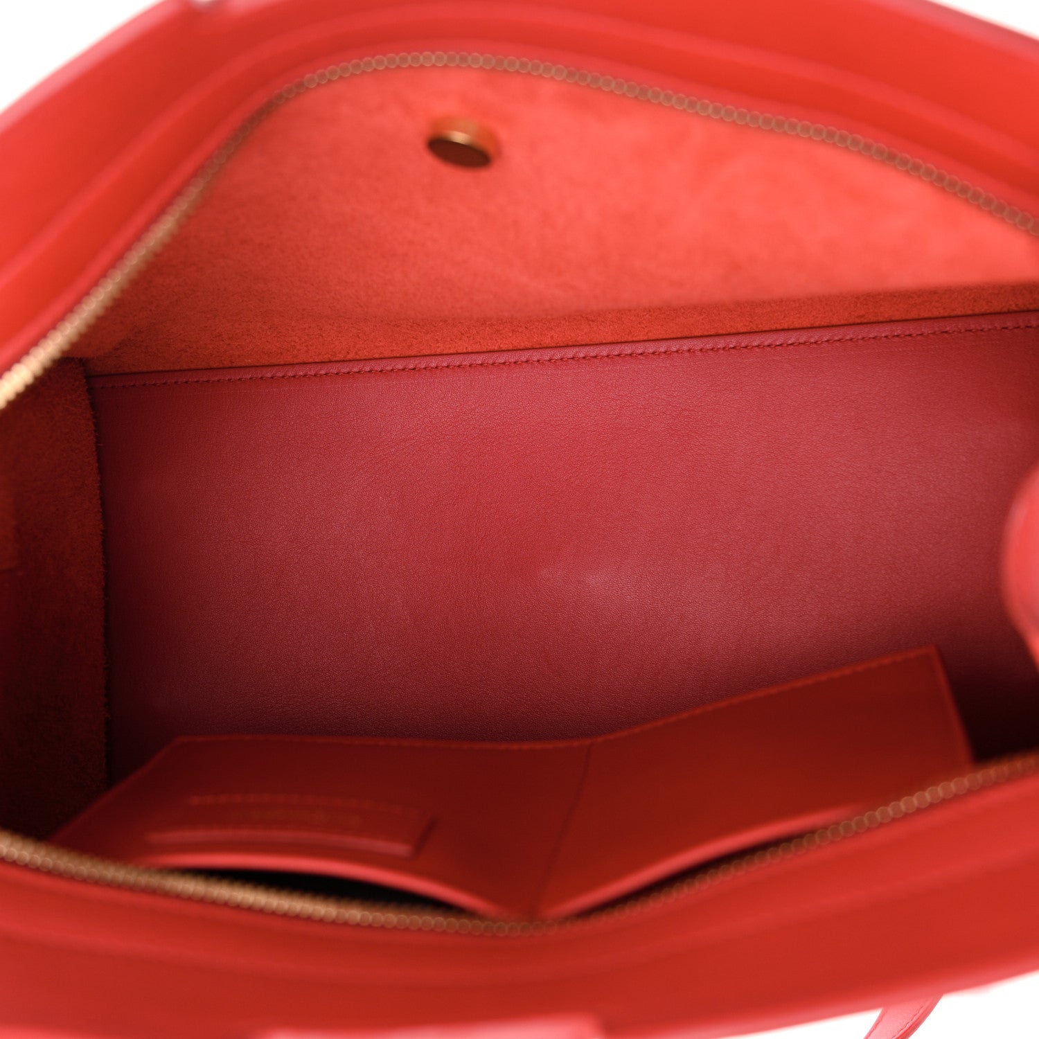 Saint Laurent Calfskin Small Classic Y Cabas Red 5 of 11
