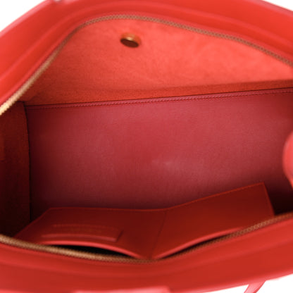 Saint Laurent Calfskin Small Classic Y Cabas Red 5 of 11