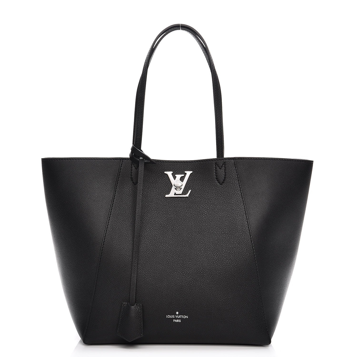 Louis Vuitton Calfskin Lockme Cabas Black 1 of 7