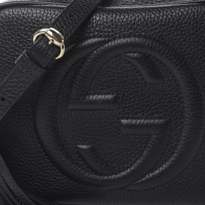 Gucci Pebbled Calfskin Small Soho Disco Bag Black 9 of 9