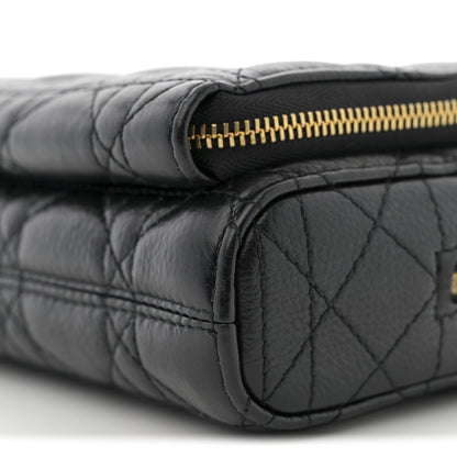 Christian Dior Supple Calfskin Caro Double Pouch Black 10 of 10
