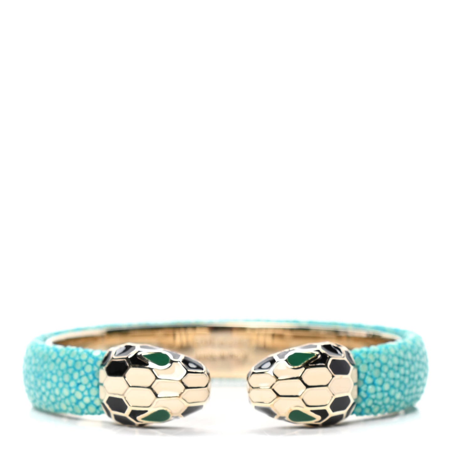 Galuchat Serpenti Forever Bracelet Aquarelle Turquoise