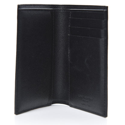 Saint Laurent Grain De Poudre Credit Card Wallet Black 5 of 7