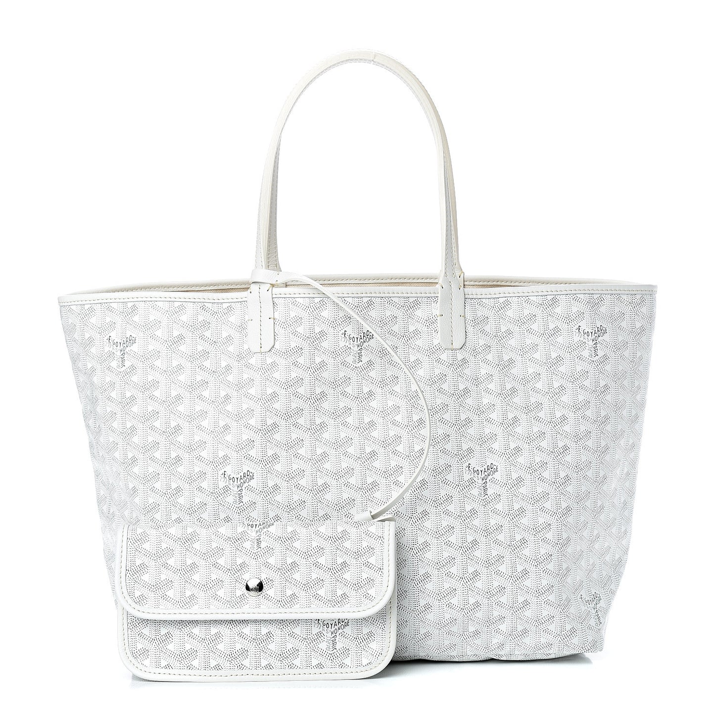Goyardine Saint Louis PM White