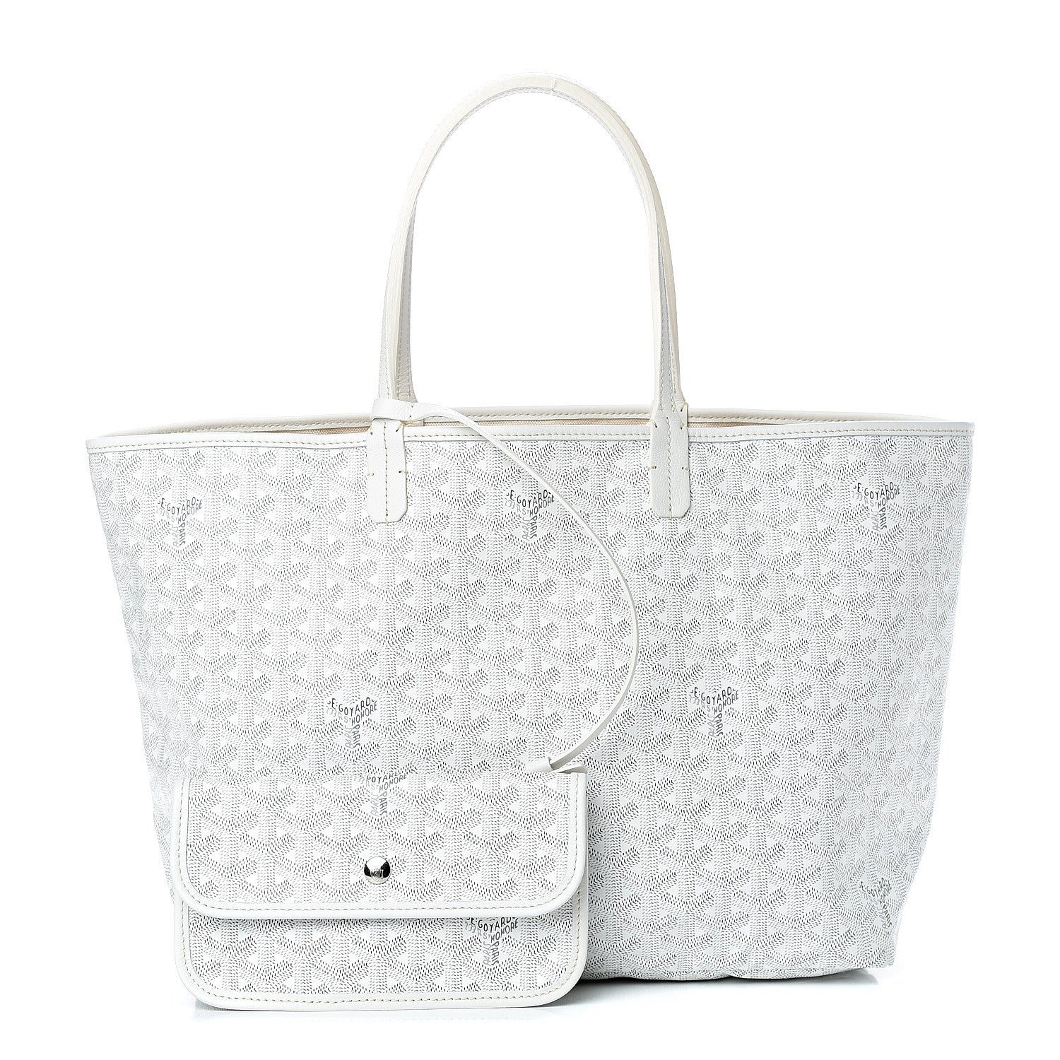Goyard Goyardine Saint Louis PM White 1 of 10