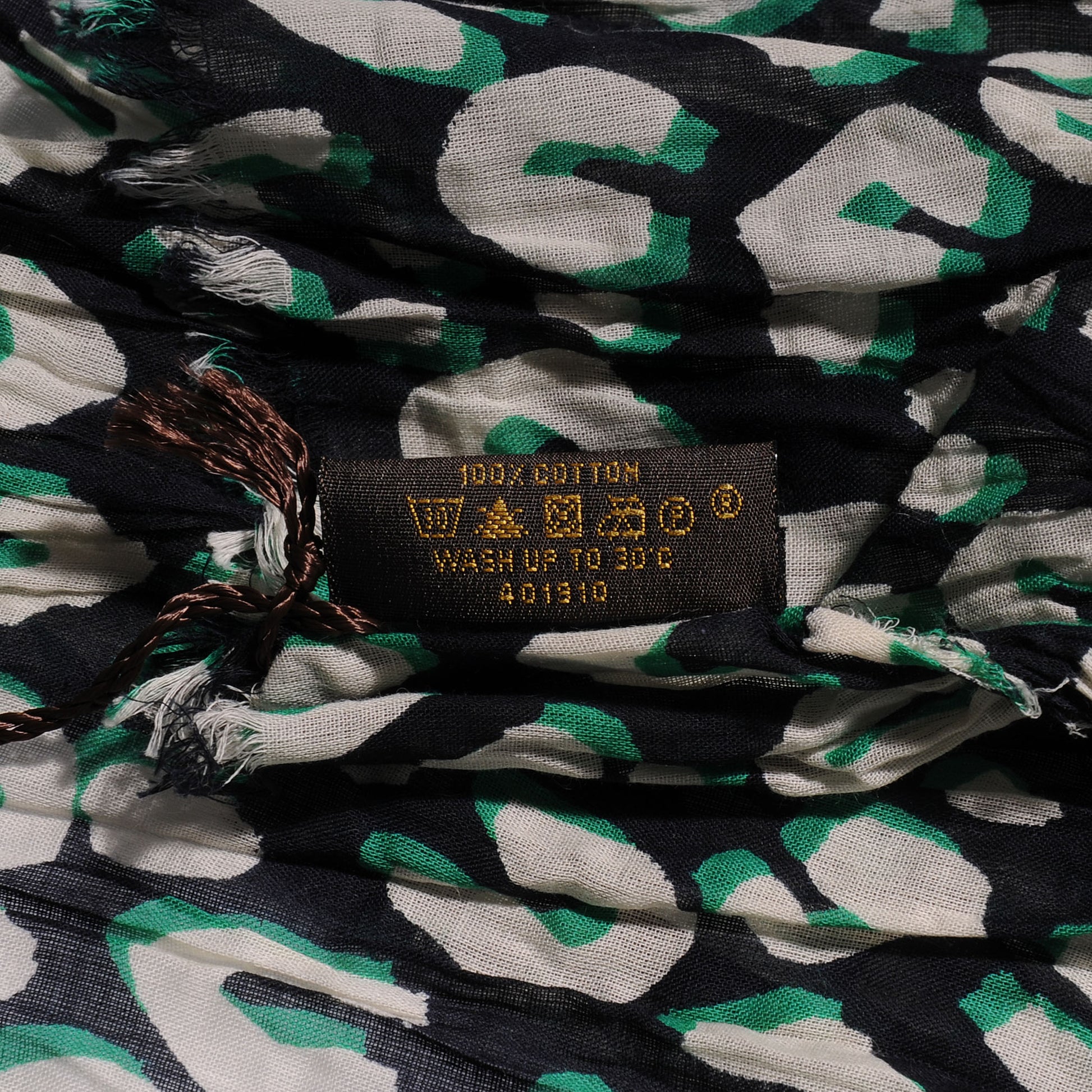 Louis Vuitton Cotton Leopard Pareo Blue Infini 7 of 7
