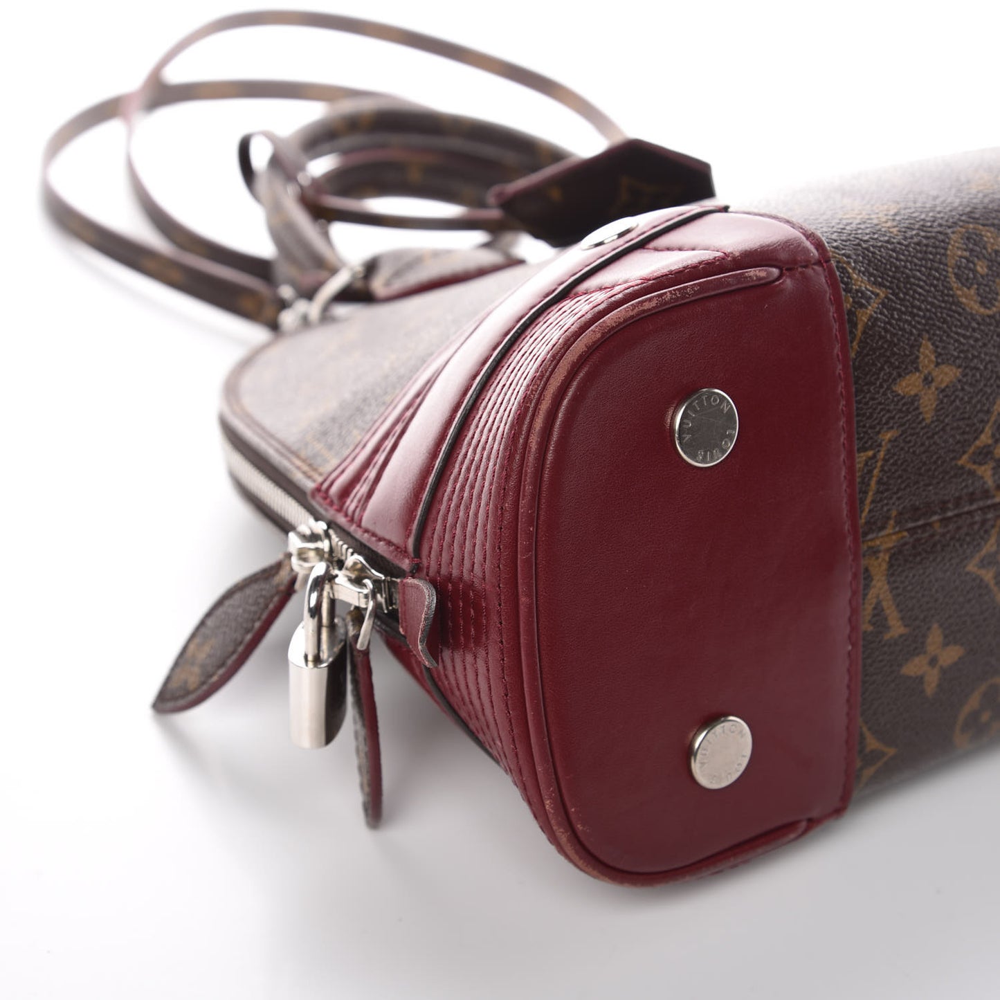 Monogram Shine Alma PM Bordeaux
