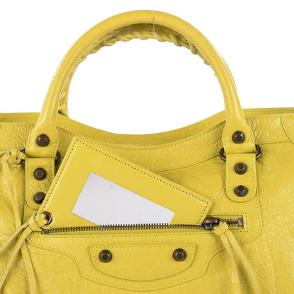 Balenciaga Agneau Classic Hardware City Jaune Poussin 5 of 13