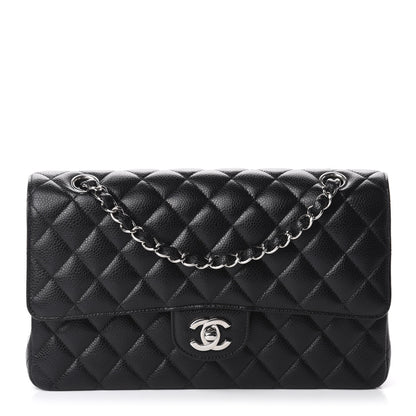 Chanel Caviar Quilted Medium Double Flap Black 1 of 11