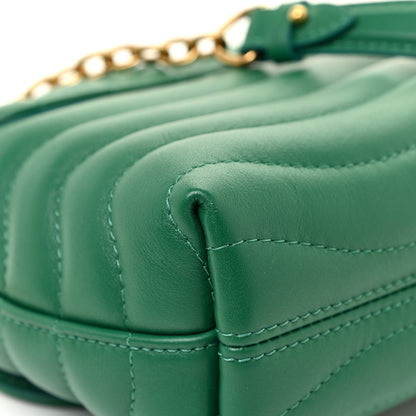 Louis Vuitton Calfskin New Wave Chain Bag MM NM Emerald 13 of 15