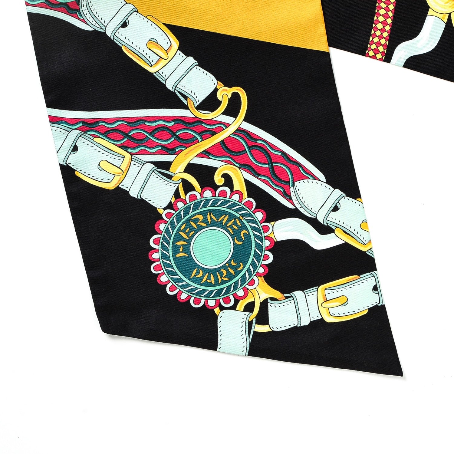 Hermes Silk Festival des Amazones Maxi Twilly 4 of 5