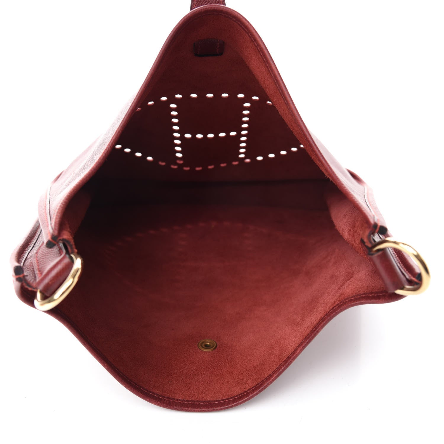 Hermes Courchevel Evelyne GM Rouge H 5 of 10
