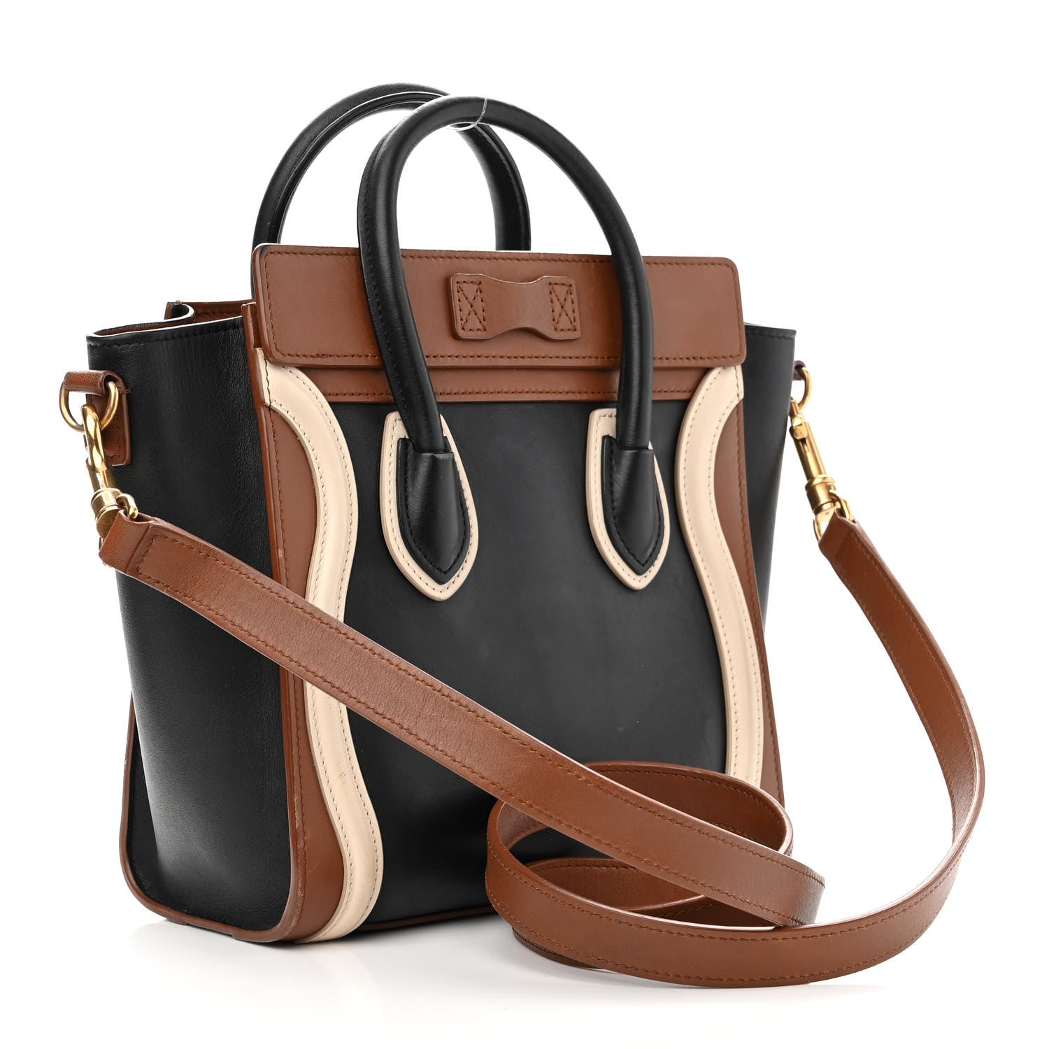 Celine Smooth Calfskin Nano Tri-Color Luggage Multicolor 3 of 15