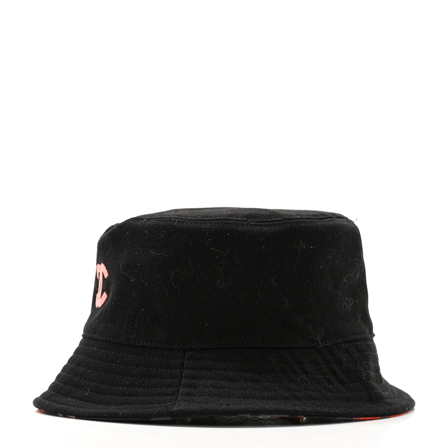Chanel Canvas Reversible CC Bucket Hat S Black Multicolor 7 of 16