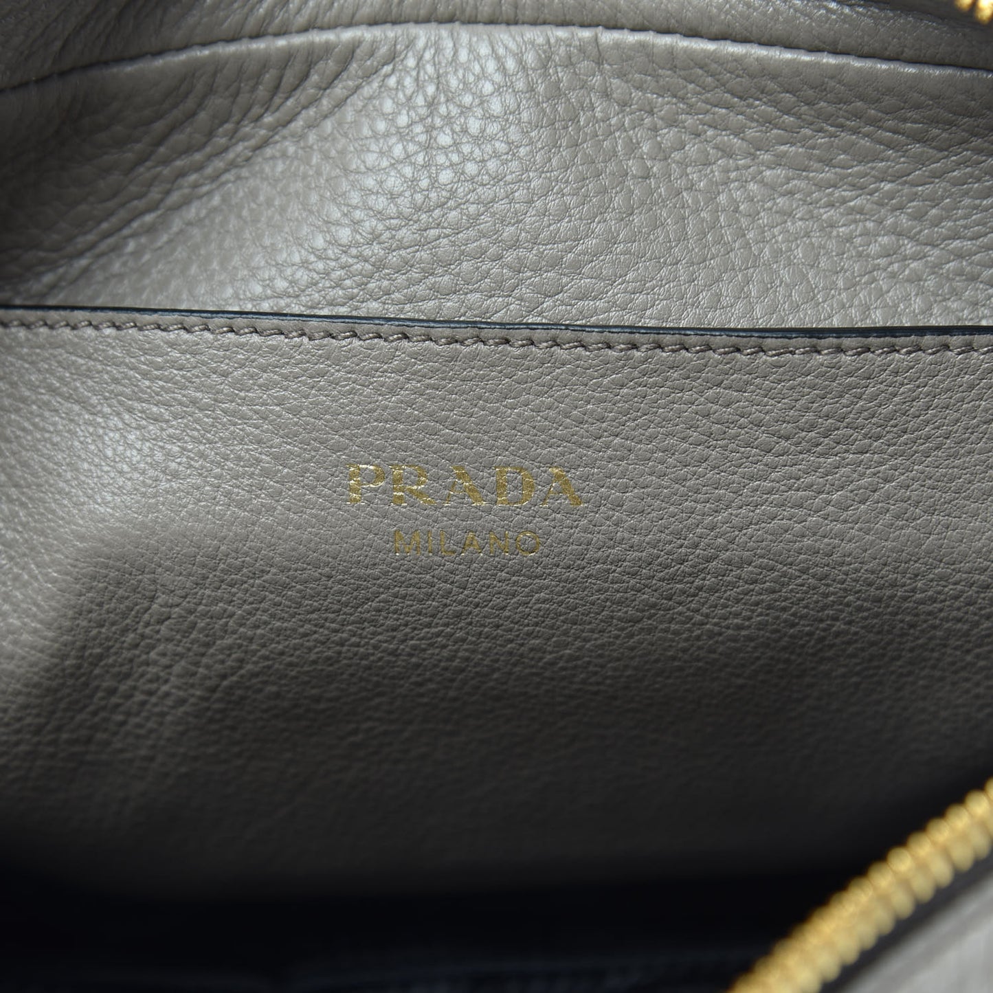 Vitello Phenix Crossbody Bag Argilla