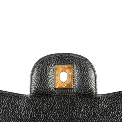 Chanel Caviar Quilted Jumbo Double Flap Black 5 of 8