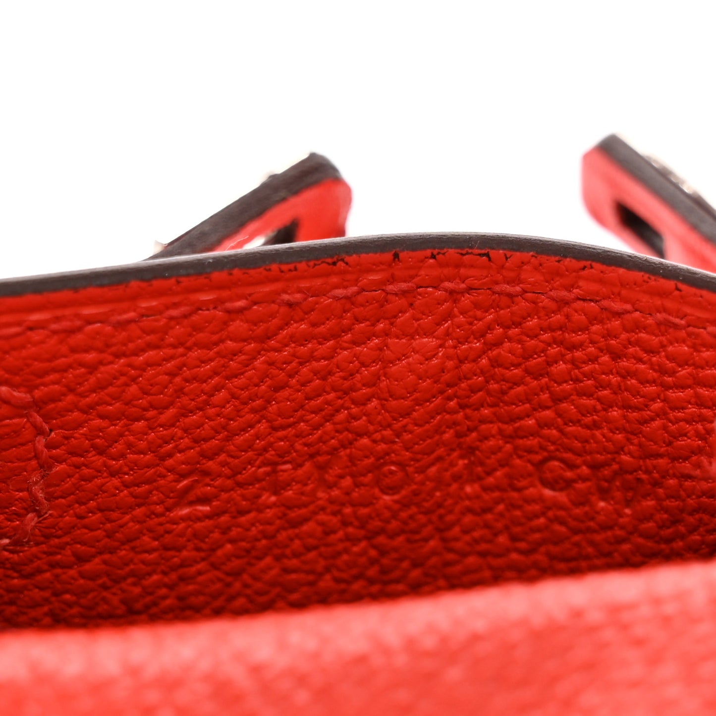 Tadelakt Mini Kelly Twilly Bag Charm Capucine