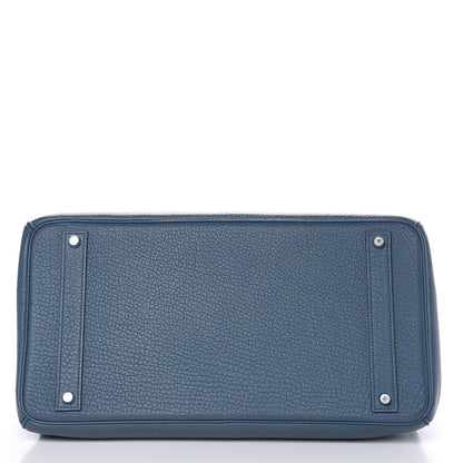 Hermes Fjord Birkin 40 Bleu Tempete 6 of 39