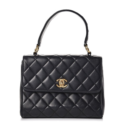 Chanel Lambskin Mini Kelly Flap Bag Black 1 of 10