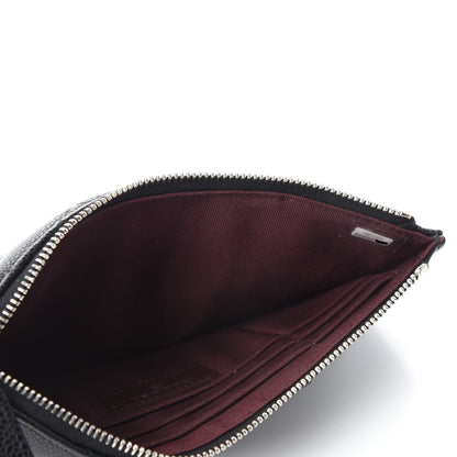 Chanel Caviar Quilted Classic Flat Wallet Pouch Black 5 of 8