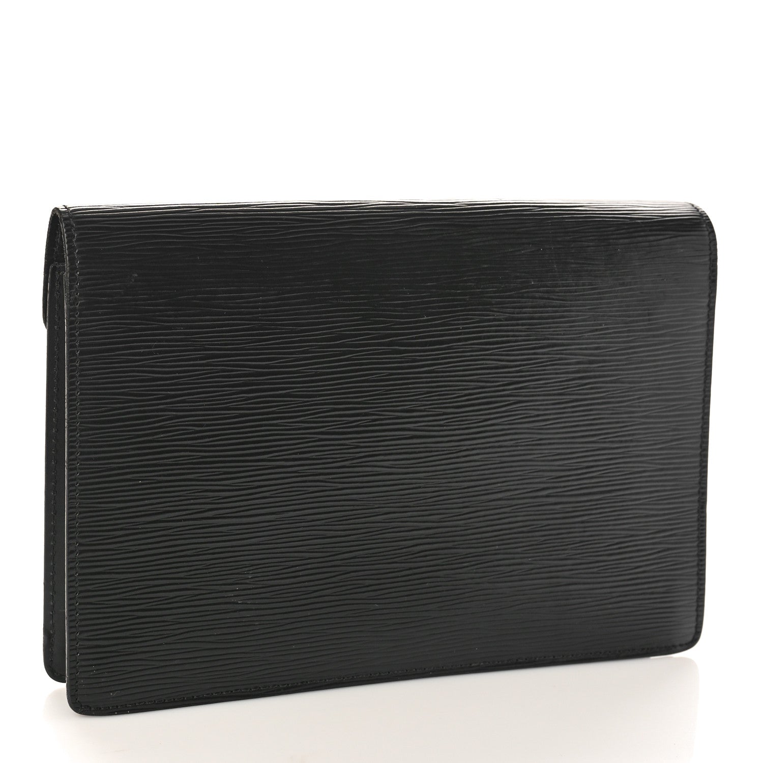 Louis Vuitton Epi Pochette Sellier Dragonne Clutch Black 3 of 9