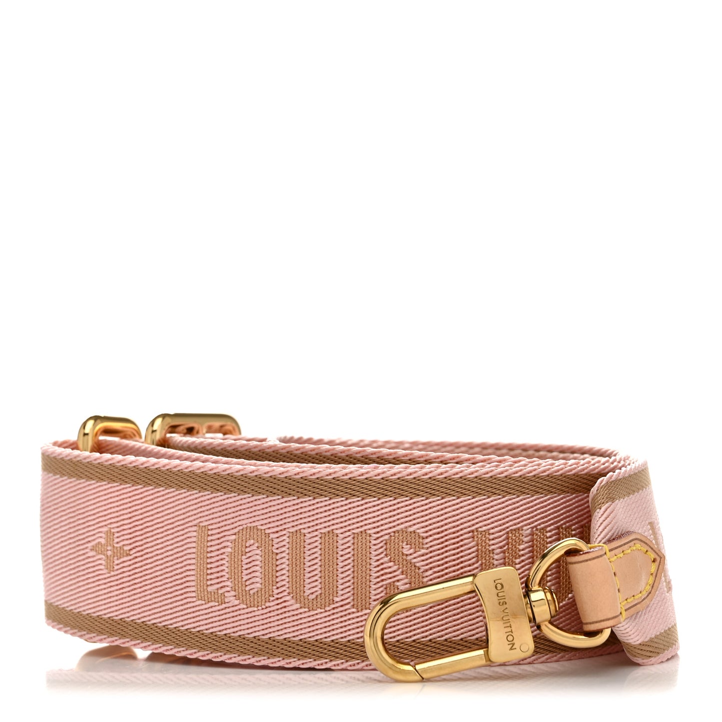 Monogram Multi Pochette Accessories Bandouliere Shoulder Strap Rose Clair