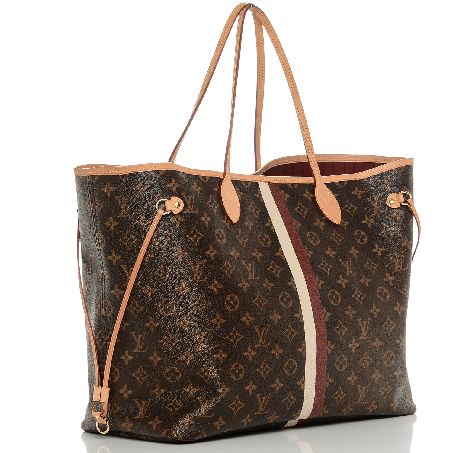 Louis Vuitton Monogram My LV Heritage Neverfull GM Bordeaux Ivory 3 of 7