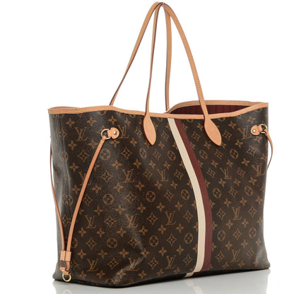 Louis Vuitton Monogram My LV Heritage Neverfull GM Bordeaux Ivory 3 of 7