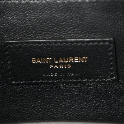 Saint Laurent Smooth Calfskin Manhattan North South Shopper Tote Black 5 of 10